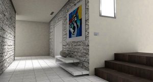 przedpokój w stylu rustykalnym